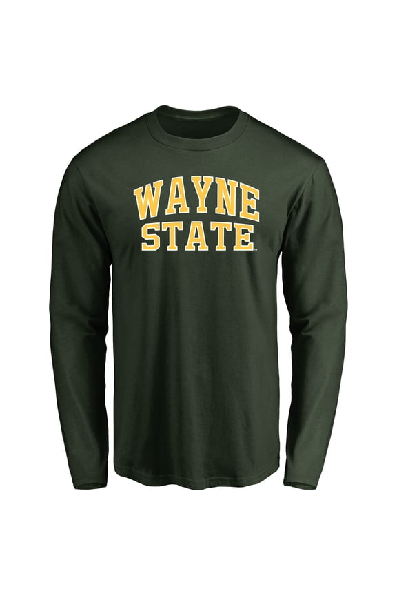 Men's Green Wayne State Warriors Everyday Long Sleeve T-Shirt