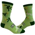 thumbnail image 1 of Men's Green Yoga Socks Funny St. Patrick's Day Drinking Party Novelty Footwear, 1 of 9