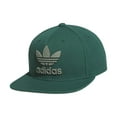 thumbnail image 1 of Men's  Green adidas Originals Trefoil Chain Snapback Hat, 1 of 4
