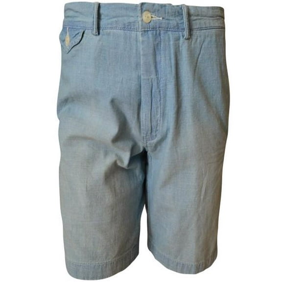 Men's Greenwich Chambray Shorts-Lighthouse-40W