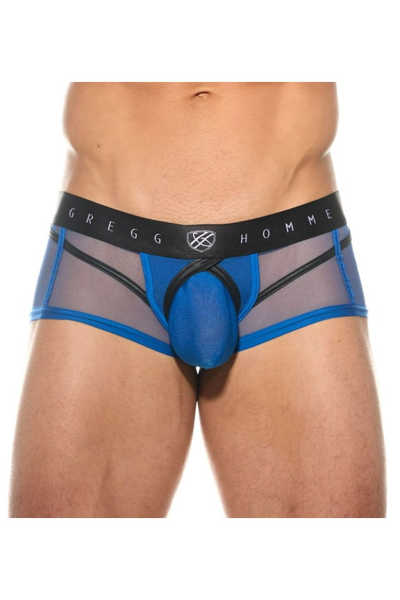 Men's Gregg Homme 140005 Erupt Enhancing Ring Mesh Trunk (Royal XL)