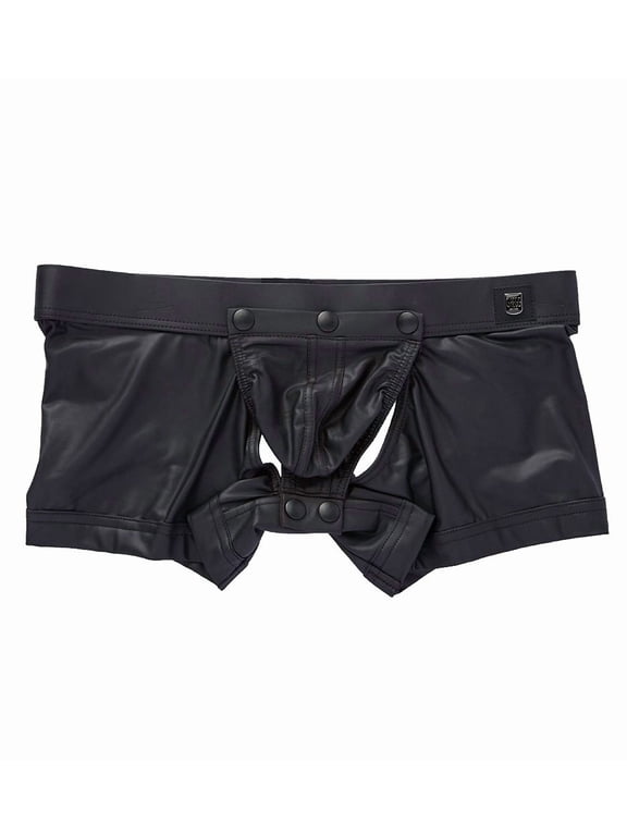 Men's Gregg Homme 152655 Crave Faux Leather Backless Trunk (Black S)