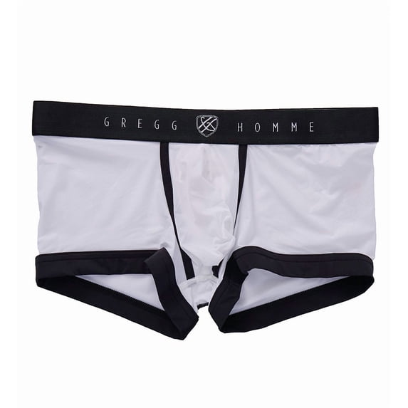 Men's Gregg Homme 152705 Room-Max Large Pouch Trunk (White S)