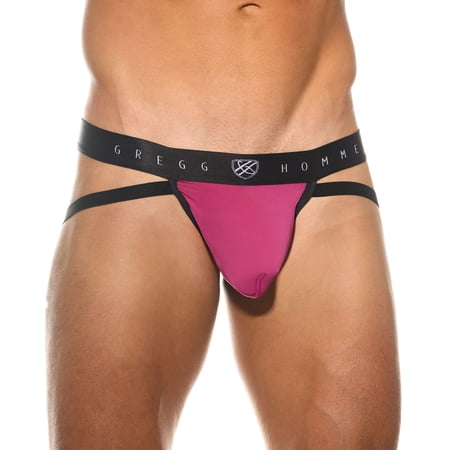 Men's Gregg Homme 152734 Room-Max Large Pouch Jock (Magenta S)