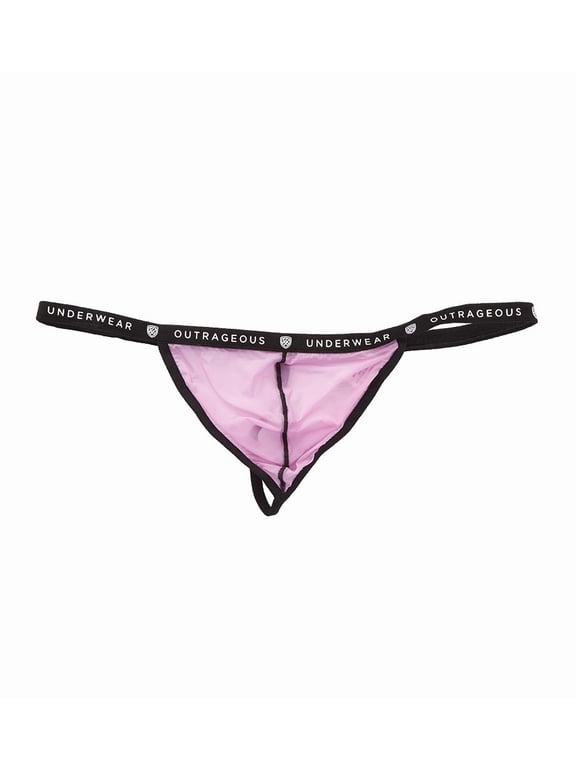 Men's Gregg Homme 162114 Bubble G'Homme Pouch G-String (Pink XL)