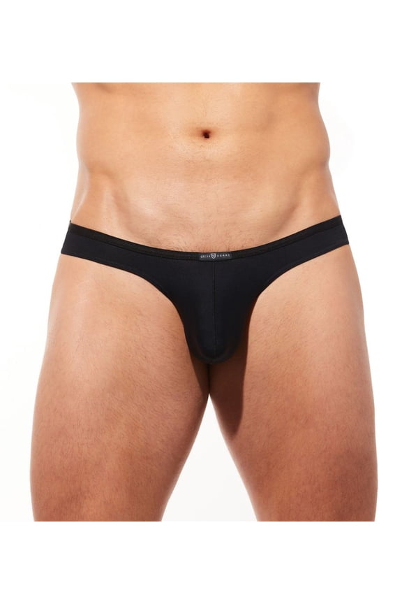 Men's Gregg Homme 190404 Yoga Breathable Thong (Black XL)