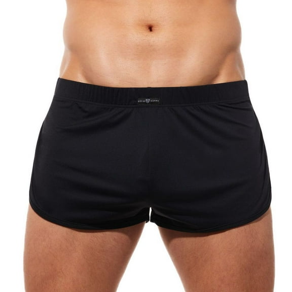 Men's Gregg Homme 190415 Yoga Breathable Short (Black S)