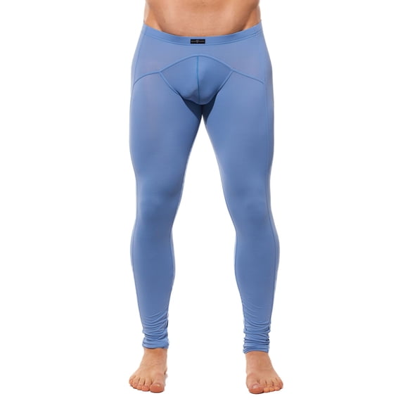 Men's Gregg Homme 190426 Yoga Breathable Legging (Blue M)