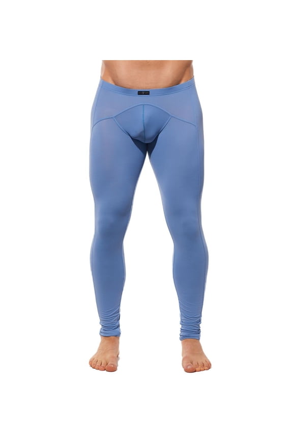 Men's Gregg Homme 190426 Yoga Breathable Legging (Blue S)