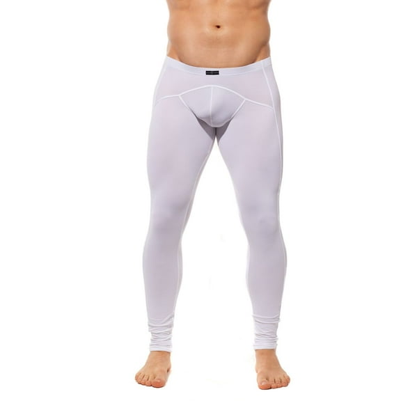 Men's Gregg Homme 190426 Yoga Breathable Legging (White L)