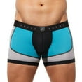 thumbnail image 1 of Men's Gregg Homme 190555 Room-Max Gym Enhancing Trunk (Aqua L), 1 of 2