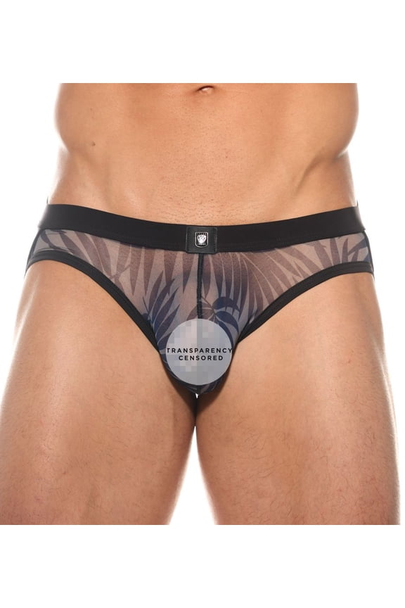 Men's Gregg Homme 200134 Outline Sheer Jockstrap (Navy S)