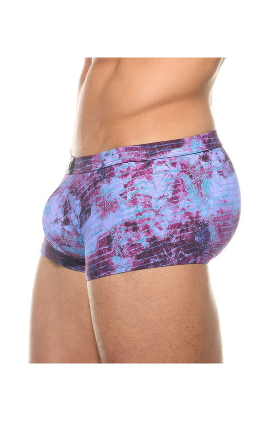 Men's Gregg Homme 200745 Abyss Square Leg Swim Trunk (Purple L)