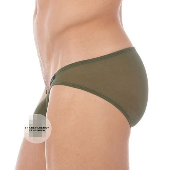 Men's Gregg Homme 87403 Torridz Hyperstretch Low Rise Brief (Khaki S)