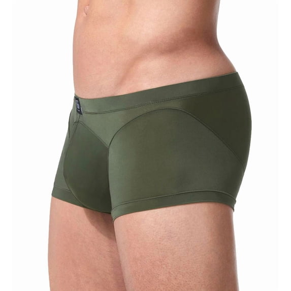 Men's Gregg Homme 96105 Wonder Microfiber Low Rise Trunk (Khaki S)