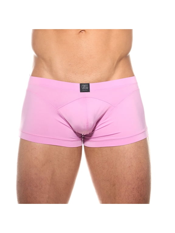 Men's Gregg Homme 96105 Wonder Microfiber Low Rise Trunk (Pink L)