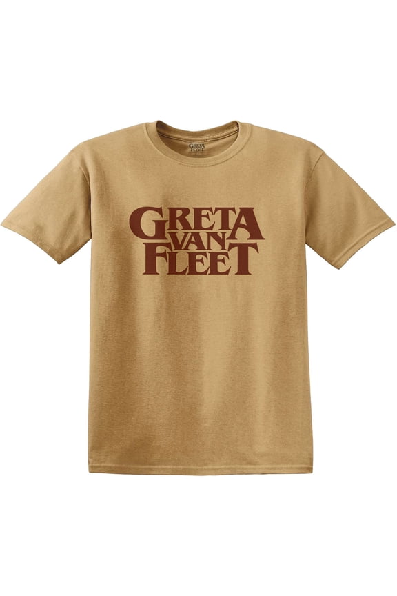 Greta Van Fleet Men's Logo T-Shirt Old Gold Large