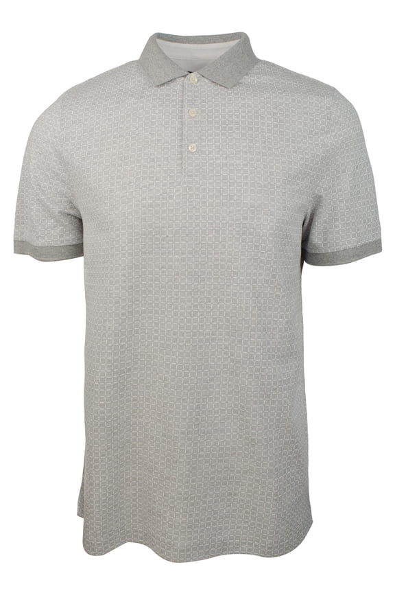 Men's Grid Patterned Mesh Polo Shirt-HG-XXL