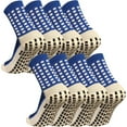thumbnail image 1 of Men's Grip Soccer Socks Anti Slip Athletic Socks Non Slip Football Basketball Socks with Grip Pads2/4/6, 1 of 5