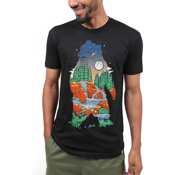 Men's Grizzly Instincts Graphic Tees for Men S - 4XL