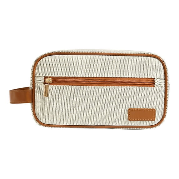 Men's Grooming Bag Large Capacity Portable Makeup Storage Travel Business Toiletry Bag Multi-functional Organization 9.84x3.54x5.70 inches