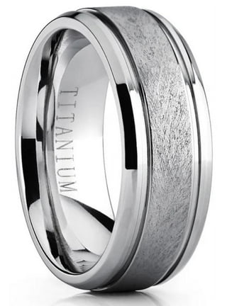 Male Titanium Men's Wedding Bands in Men's Wedding Bands - Walmart.com