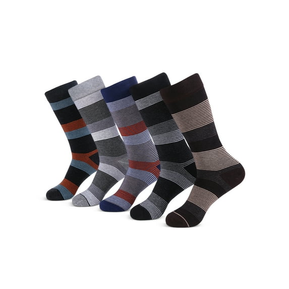 Men's Groovy Designer Dress Socks 5 Pack