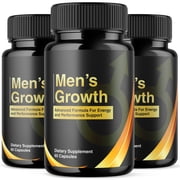 Mens Growth Advanced Formula Pills All Natural Vitamin Supplement MensGrowth 180 Capsules