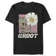 thumbnail image 1 of Men's Guardians of the Galaxy Groot and Flower Portrait Graphic Tee Black Medium, 1 of 5