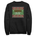 thumbnail image 1 of Men's Guardians of the Galaxy Holiday Special Christmas Sweater Square Sweatshirt Black 2X Large, 1 of 4