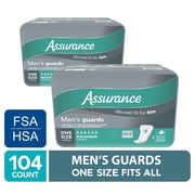 Men’s Guards, Maximum Absorbency, 104 Count