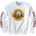 thumbnail image 1 of Men's Guns N Roses Classic Text & Logos (Arm Prints) Sweatshirt X-Large White, 1 of 3