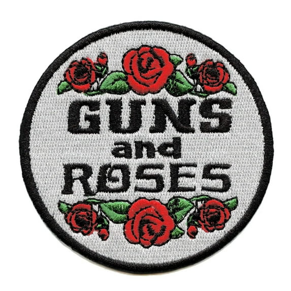 Men's Guns N Roses Roses Woven Patch