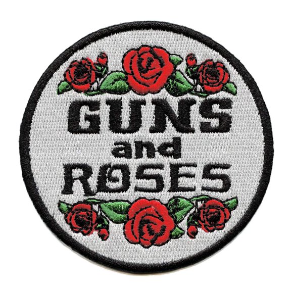 Men's Guns N Roses Roses Woven Patch