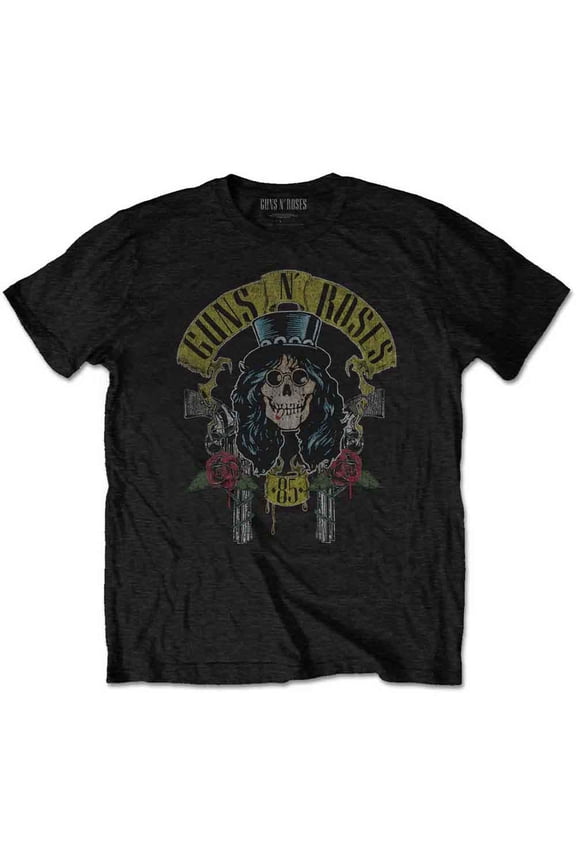 Men's Guns N Roses Slash 85 Slim Fit T-shirt X-Large Black