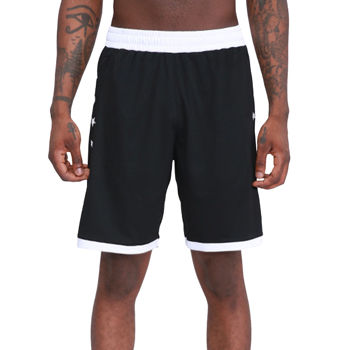 Men's Gym Pants Outdoor Fitness Running Basketball Training Quick Drying Split Five Piece Shorts