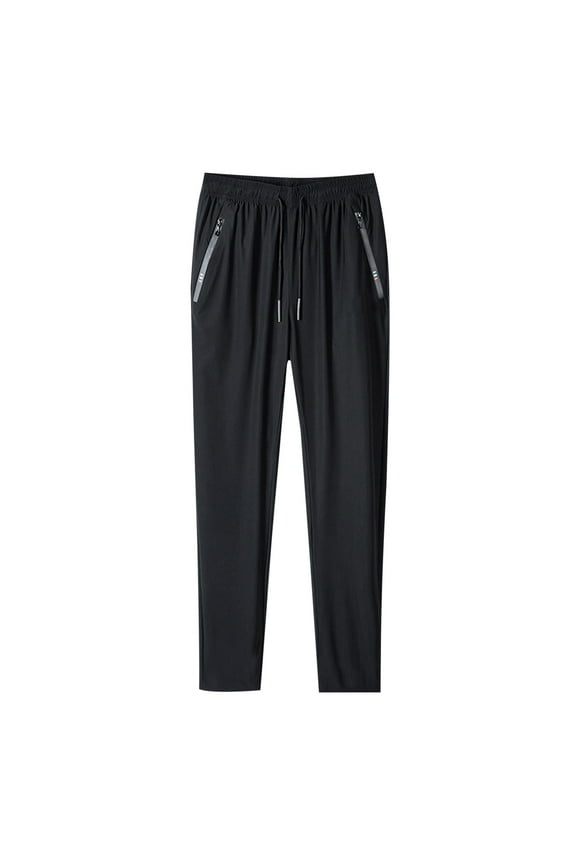 Men's Gym Pants Solid Sports Leisure Trousers Fitness Loose Running Training Leg Guard Pants Trousers Ninth Pants