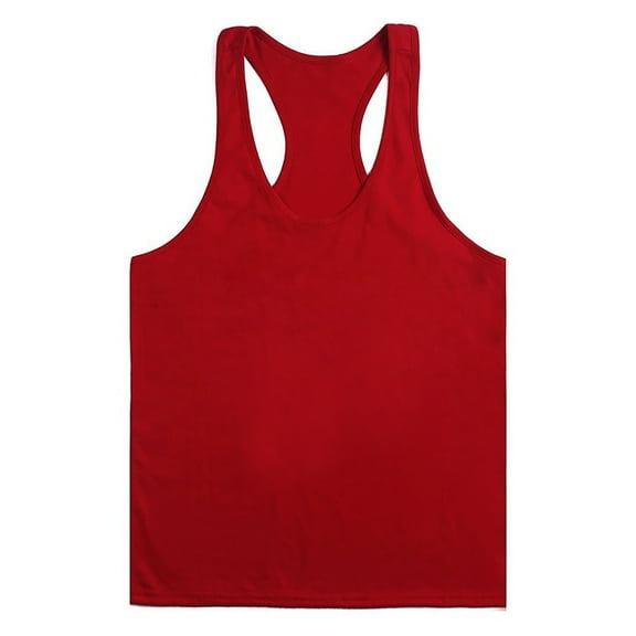 Men's Gym Tank Tops Y-Back Workout Muscle Tee Athletic Workout Fitness Vest T-Shirts