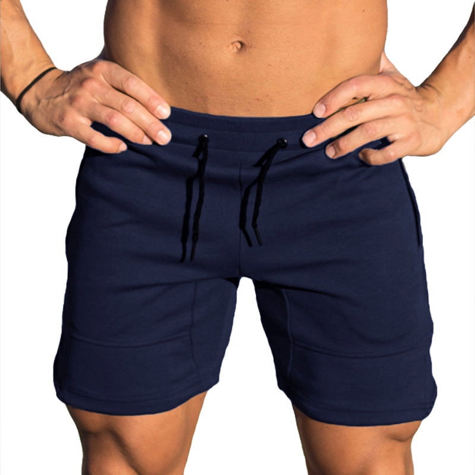 Men's Gym Workout Shorts Athletic Training Shorts Fitted Weightlifting