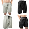 thumbnail image 1 of Men's Gym Workout Shorts Quick Dry Bodybuilding Weightlifting Pants Training Running Jogger with Pockets, 1 of 8