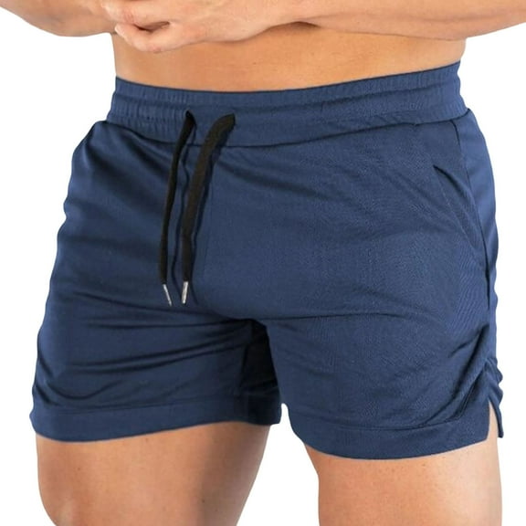 Men's Gym Workout Shorts Running Lightweight Athletic Short Pants Linerless Bodybuilding Athletic Shorts