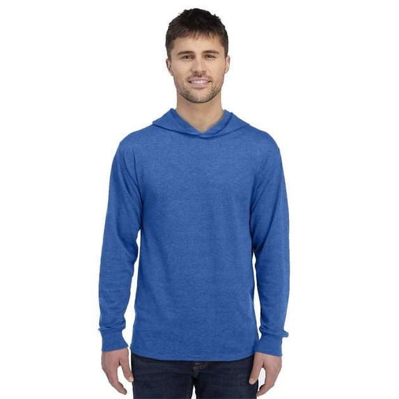 Men's HD Cotton Jersey Hooded T-Shirt - RETRO HTH ROYAL - XL
