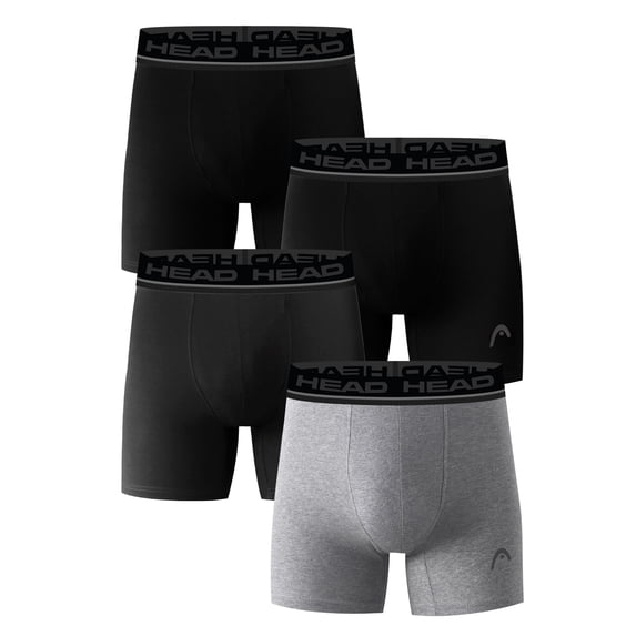 Men's HEAD All Over Mesh Performance Boxer Briefs, 4-Pack (Sizes S–XL)