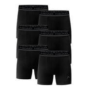Men s HEAD Performance Underwear Boxer Briefs with Fly, 6-Pack Sizes S XL