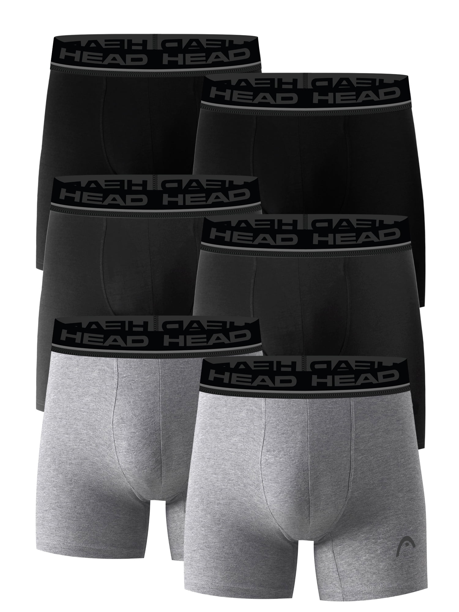 Men’s HEAD Performance Underwear Boxer Briefs with Support Pouch, 6-Pack (Sizes S–XL)