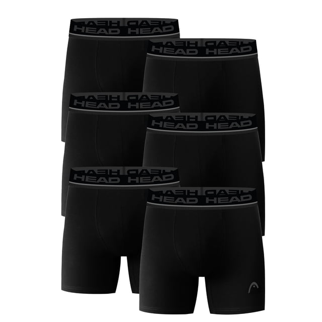 Men’s HEAD Performance Boxer Briefs with Support Pouch, 6-Pack (Sizes S–XL)