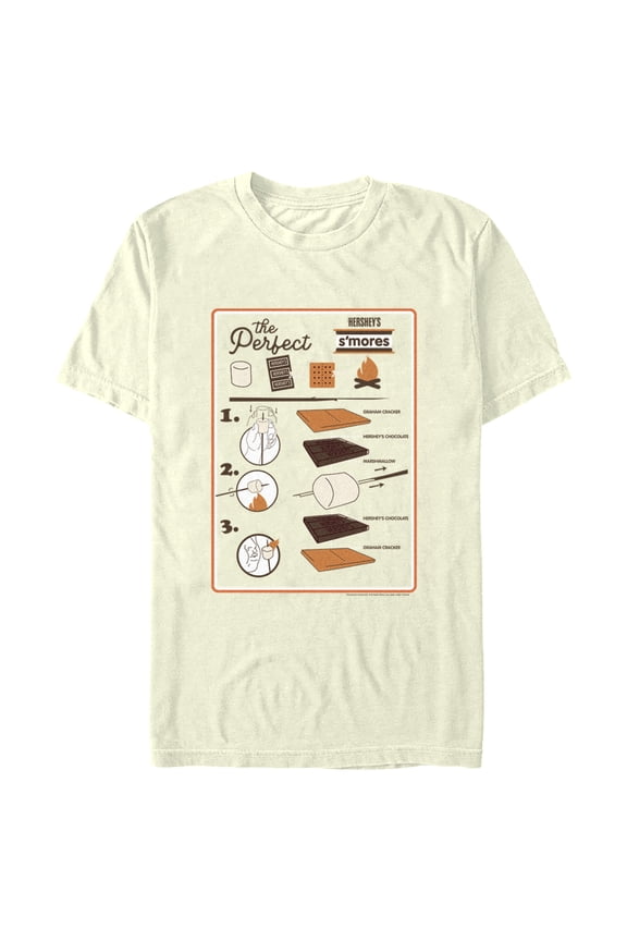 Men's HERSHEY'S The Perfect S'mores  Graphic Tee Beige 3X Large