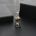thumbnail image 1 of Men's HIPHOP Vintage Hourglass Pendant Necklace, 1 of 2
