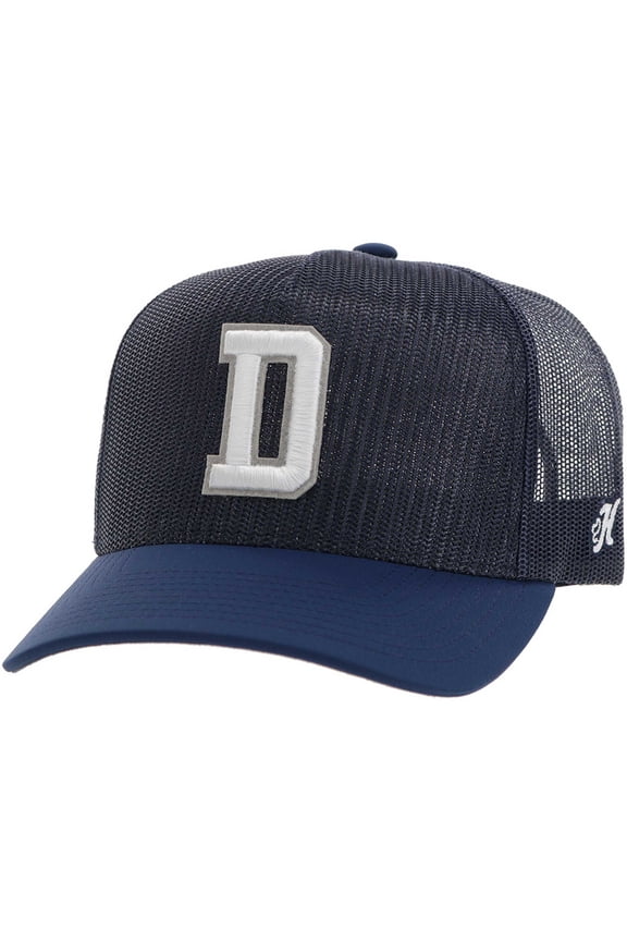 Men's HOOey Navy Dallas Cowboys All Mesh Trucker Adjustable Hat
