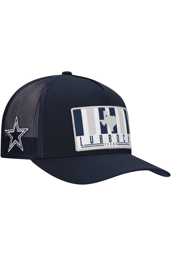 Men's HOOey  Navy Dallas Cowboys  Lubbock Trucker Snapback Hat